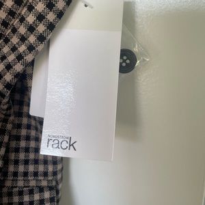Nordstrom Rack Tan and Black Checkered Blazer-M